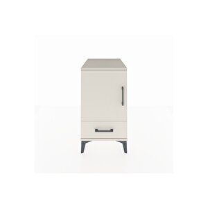 Kronos Komodin 2 Raflı Tek Çekmeceli Tek Kapaklı 44x59x80 Aytaşı-aytaşı