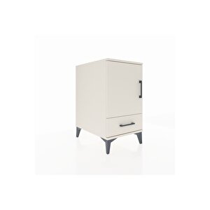 Kronos Komodin 2 Raflı Tek Çekmeceli Tek Kapaklı 44x59x80 Aytaşı-aytaşı