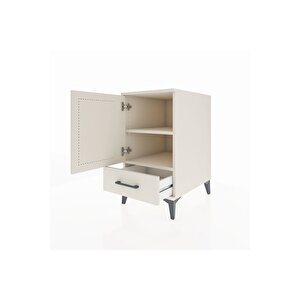 Kronos Komodin 2 Raflı Tek Çekmeceli Tek Kapaklı 44x59x80 Aytaşı-aytaşı