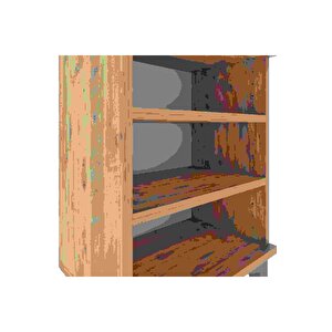 Arges Komodin 2 Raflı 44x30x64 Çam-çam