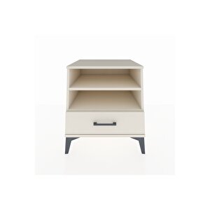 Kronos Komodin 2 Raflı Tek Çekmeceli 60x59x64 Aytaşı-aytaşı