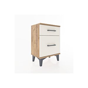 Arges Komodin 2 Çekmeceli 44x30x64 Çam-aytaşı