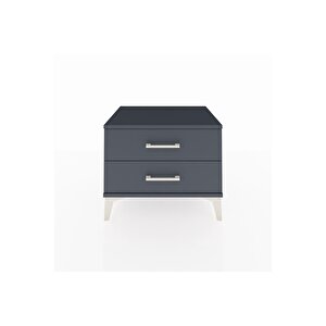 Hyperion Komodin 2 Çekmeceli 60x44x48 Antrasit-antrasit