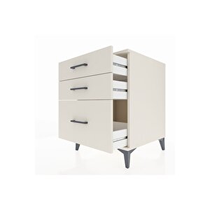 Kronos Komodin 3 Çekmeceli 60x59x80 Aytaşı-aytaşı