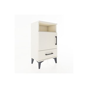 Arges Komodin 2 Raflı Tek Kapaklı 44x30x80 Aytaşı-aytaşı