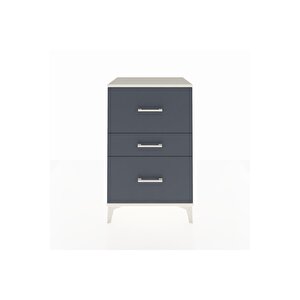 Hyperion Komodin 3 Çekmeceli 60x44x96 Aytaşı-antrasit