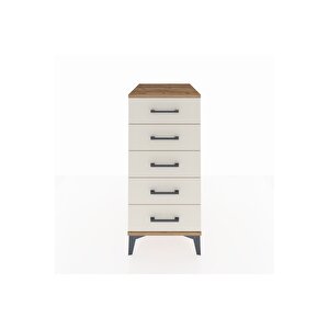 Kronos Komodin 5 Çekmeceli 44x59x96 Çam-aytaşı