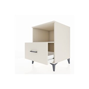 Kronos Komodin Tek Raflı Tek Çekmeceli 60x59x80 Aytaşı-aytaşı