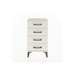 Arges Komodin 2 Raflı Tek Kapaklı 44x30x80 Aytaşı-aytaşı