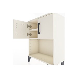 Arges Komodin 2 Raflı 2 Kapaklı 60x30x80 Aytaşı-aytaşı