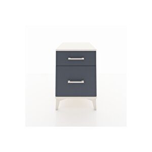 Kronos Komodin Tek Çekmeceli 44x59x64 Aytaşı-antrasit