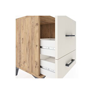 Hyperion Komodin 2 Çekmeceli 44x44x64 Çam-aytaşı