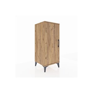 Hyperion Komodin 2 Raflı Tek Kapaklı 44x44x106 Çam-çam