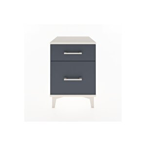 Hyperion Komodin 2 Çekmeceli 44x44x64 Aytaşı-antrasit