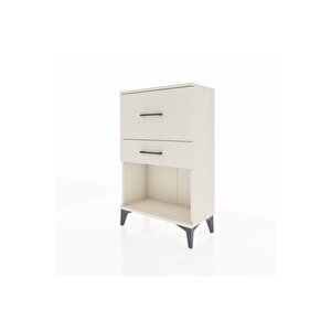 Arges Komodin 2 Çekmeceli 60x30x96 Aytaşı-aytaşı