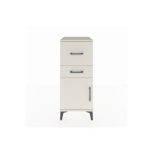 Hyperion Komodin 2 Çekmeceli Tek Kapaklı 44x44x106 Aytaşı-aytaşı