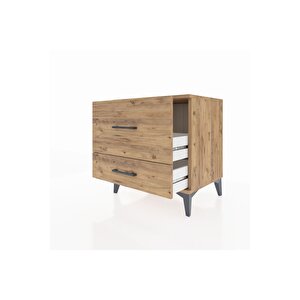 Hyperion Komodin 2 Çekmeceli 60x44x64 Çam-çam