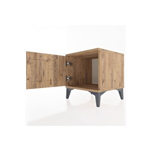 Hyperion Komodin Tek Kapaklı 44x44x48 Çam-çam