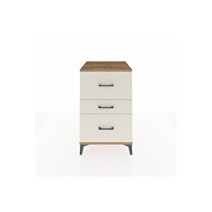 Kronos Komodin 3 Çekmeceli 60x59x96 Çam-aytaşı