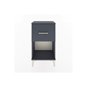 Arges Komodin 2 Çekmeceli 44x30x80 Antrasit-antrasit