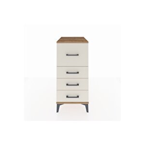 Kronos Komodin 4 Çekmeceli 44x59x96 Çam-aytaşı