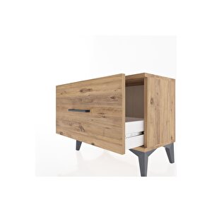 Arges Komodin Tek Çekmeceli 60x30x48 Çam-çam