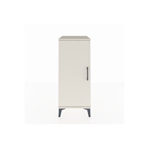 Hyperion Komodin 2 Raflı Tek Kapaklı 44x44x106 Aytaşı-aytaşı