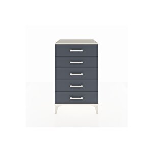 Hyperion Komodin 5 Çekmeceli 60x44x96 Aytaşı-antrasit