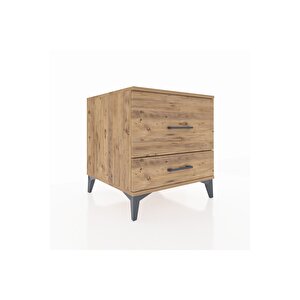 Kronos Komodin 2 Çekmeceli 60x59x64 Çam-çam