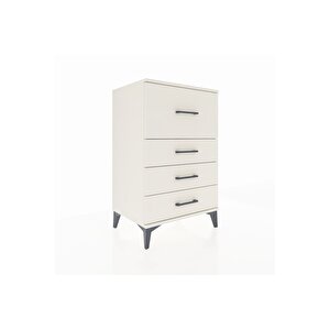 Hyperion Komodin 4 Çekmeceli 60x44x96 Aytaşı-aytaşı