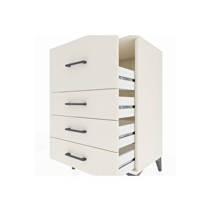 Hyperion Komodin 4 Çekmeceli 60x44x96 Aytaşı-aytaşı