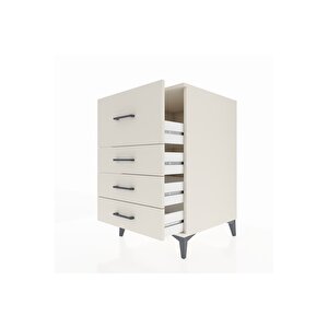 Kronos Komodin 4 Çekmeceli 60x59x96 Aytaşı-aytaşı