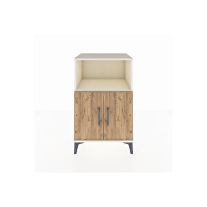 Hyperion Komodin 2 Raflı 2 Kapaklı 60x44x96 Aytaşı-çam