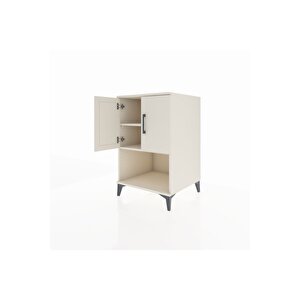 Kronos Komodin 2 Raflı 2 Kapaklı 60x59x96 Aytaşı-aytaşı