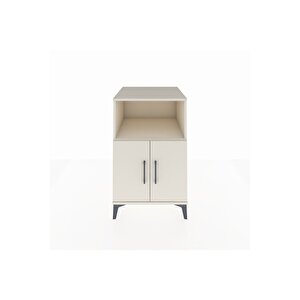 Kronos Komodin 2 Raflı 2 Kapaklı 60x59x96 Aytaşı-aytaşı