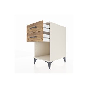 Kronos Komodin 2 Çekmeceli 44x59x80 Aytaşı-çam
