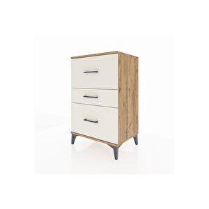 Hyperion Komodin 3 Çekmeceli 60x44x96 Çam-aytaşı