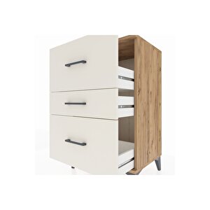 Hyperion Komodin 3 Çekmeceli 60x44x96 Çam-aytaşı