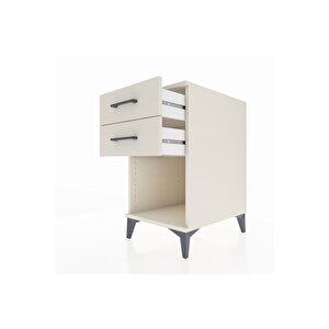 Kronos Komodin 2 Çekmeceli 44x59x80 Aytaşı-aytaşı