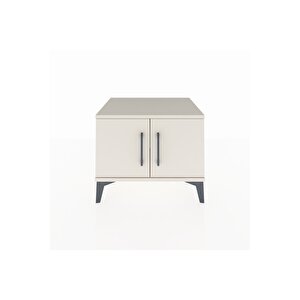 Hyperion Komodin Tek Raflı 2 Kapaklı 60x44x48 Aytaşı-aytaşı