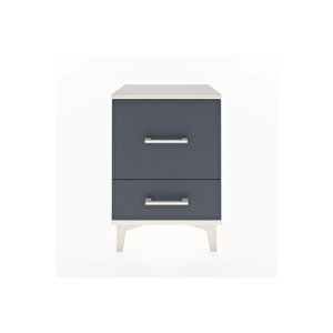 Arges Komodin 2 Çekmeceli 44x30x64 Aytaşı-antrasit