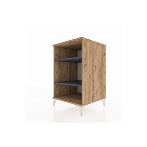 Kronos Komodin 2 Raflı 60x59x96 Çam-antrasit