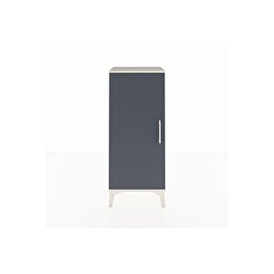 Arges Komodin Tek Kapaklı 44x30x106 Aytaşı-antrasit