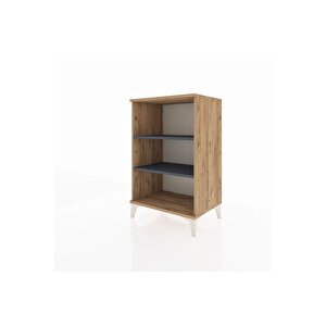 Hyperion Komodin 2 Raflı 60x44x96 Çam-antrasit