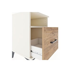 Hyperion Komodin Tek Raflı Tek Çekmeceli 44x44x64 Aytaşı-çam