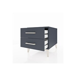 Kronos Komodin 2 Çekmeceli 44x59x48 Antrasit-antrasit