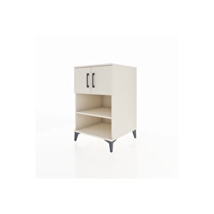 Kronos Komodin 2 Raflı 2 Kapaklı 60x59x96 Aytaşı-aytaşı