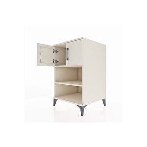 Kronos Komodin 2 Raflı 2 Kapaklı 60x59x96 Aytaşı-aytaşı