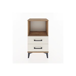 Arges Komodin 2 Çekmeceli 44x30x80 Çam-aytaşı