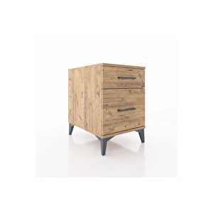 Kronos Komodin Tek Çekmeceli 44x59x64 Çam-çam